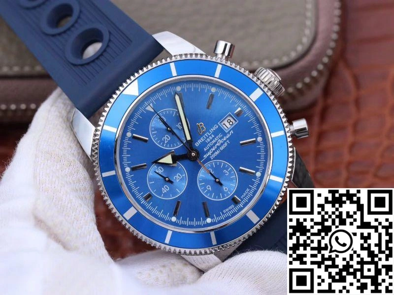 Breitling Superocean Heritage II Chronograph A1331216 OM Factory Blue Dial Compact 1627