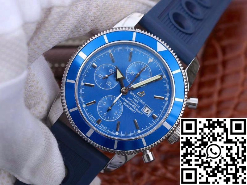 Breitling Superocean Heritage II Chronograph A1331216 OM Factory Blue Dial Compact 1627