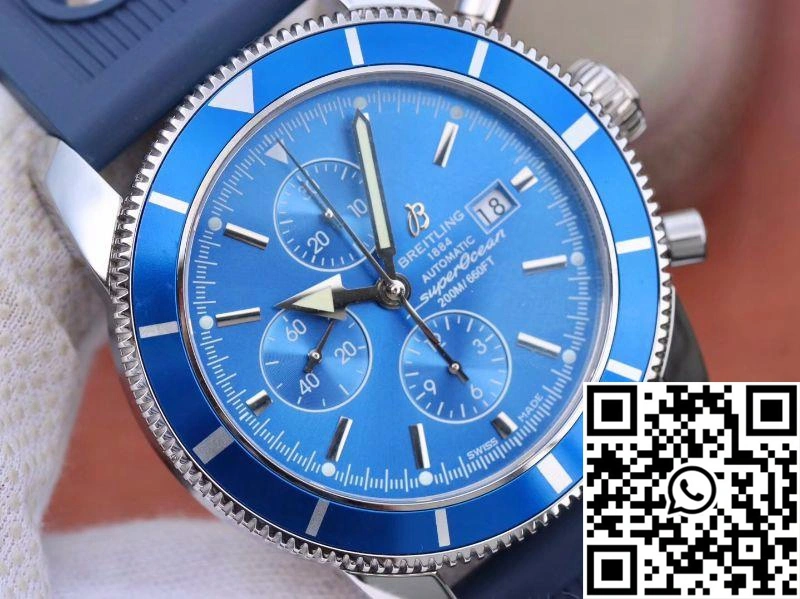 Breitling Superocean Heritage II Chronograph A1331216 OM Factory Blue Dial Compact 1627