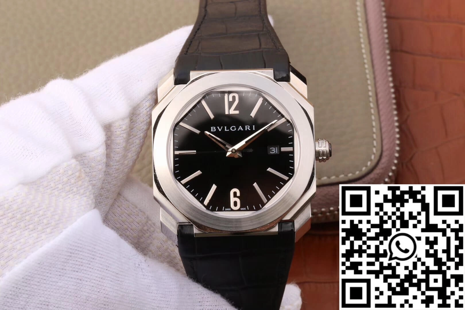 Bvlgari Octo 101964 BGO41BSLD Stainless Steel Bezel Efficient 1634