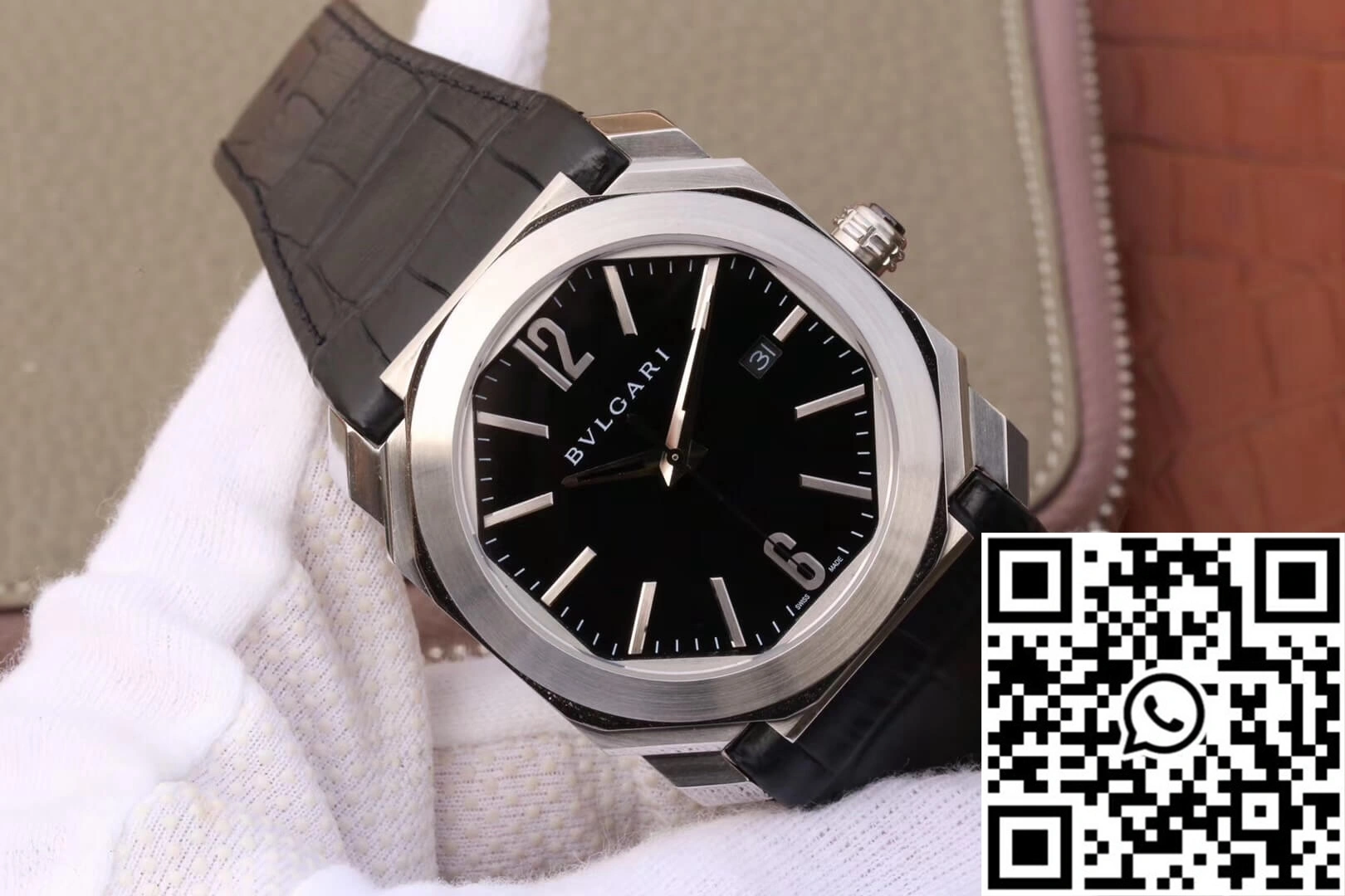 Bvlgari Octo 101964 BGO41BSLD Stainless Steel Bezel Efficient 1634