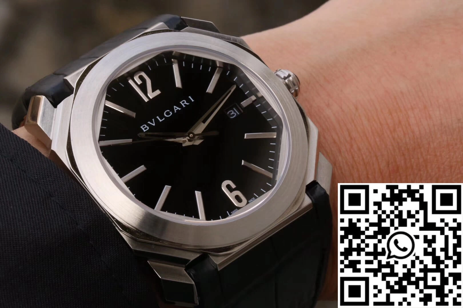 Bvlgari Octo 101964 BGO41BSLD Stainless Steel Bezel Efficient 1634