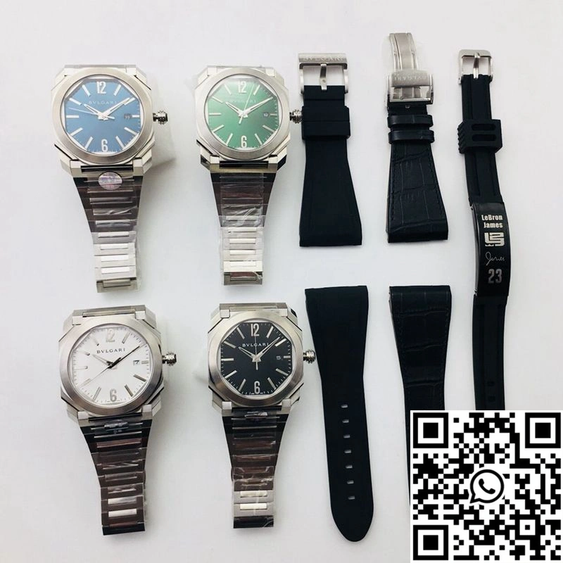 Unique Bvlgari Octo 102105 BGO38C3SSD BV Factory Blue Dial 1633