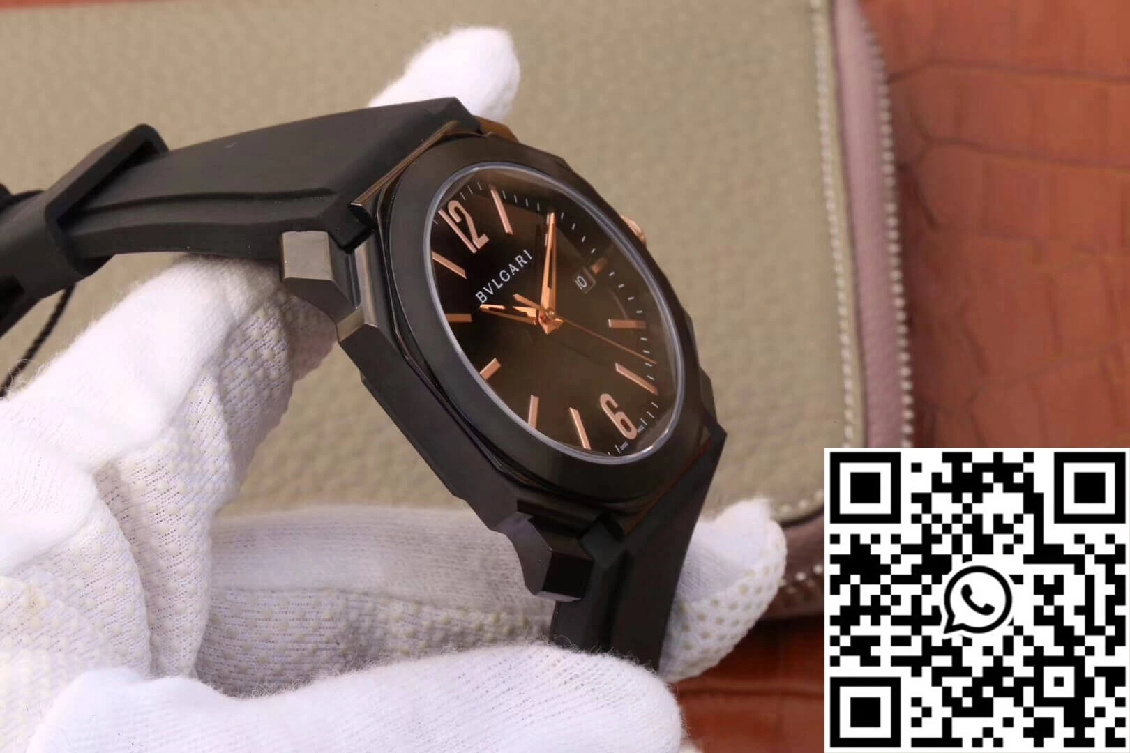 Bvlgari Octo 102581 BGO41BBSVD Black Dial TravelReady 1631