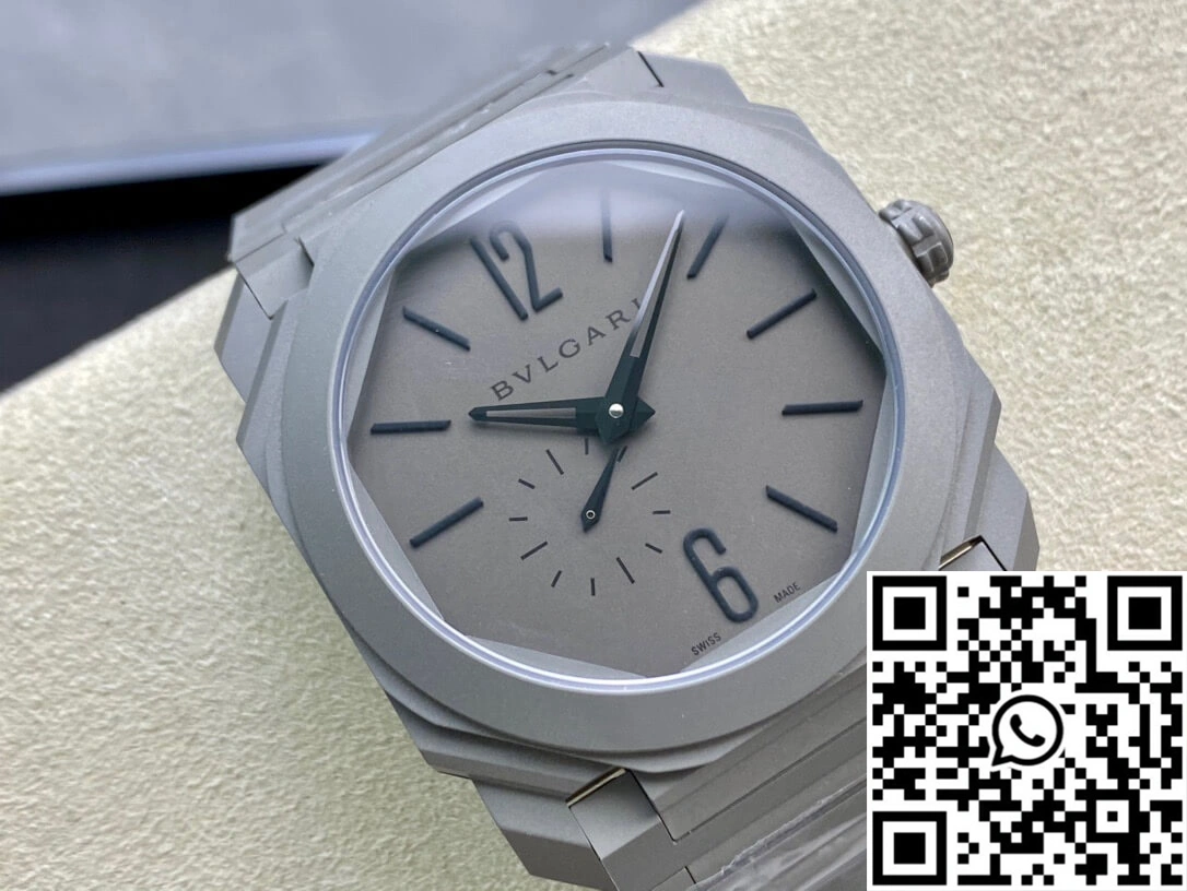 TimelessDesign Bvlgari Octo Finissimo 102713 BGO40C14TTXTAUTO BV Factory Gray Dial 1639