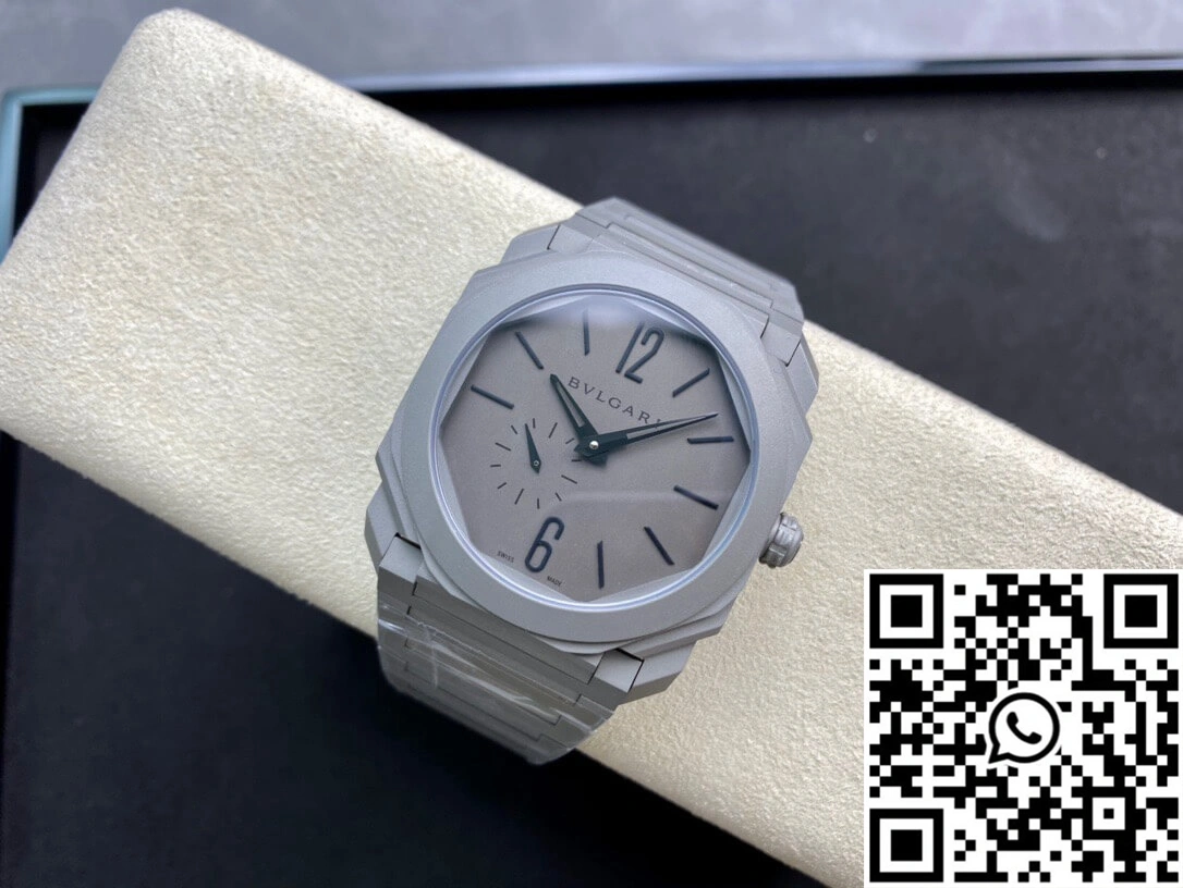 TimelessDesign Bvlgari Octo Finissimo 102713 BGO40C14TTXTAUTO BV Factory Gray Dial 1639
