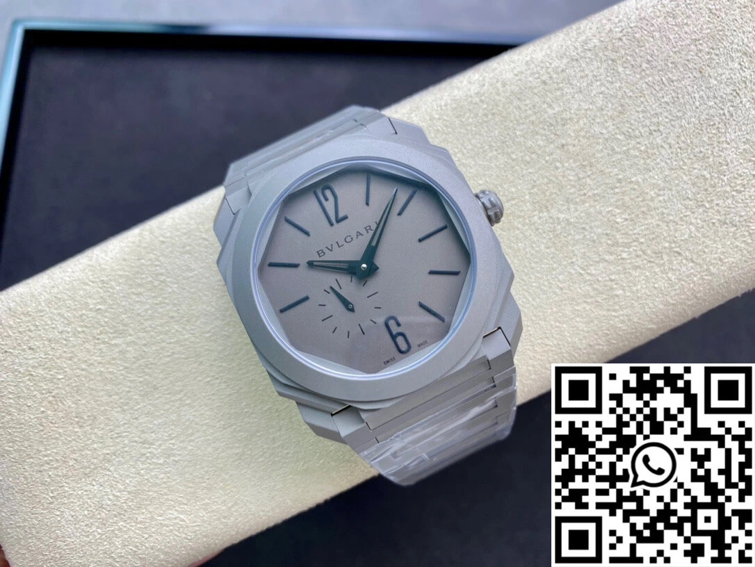 TimelessDesign Bvlgari Octo Finissimo 102713 BGO40C14TTXTAUTO BV Factory Gray Dial 1639
