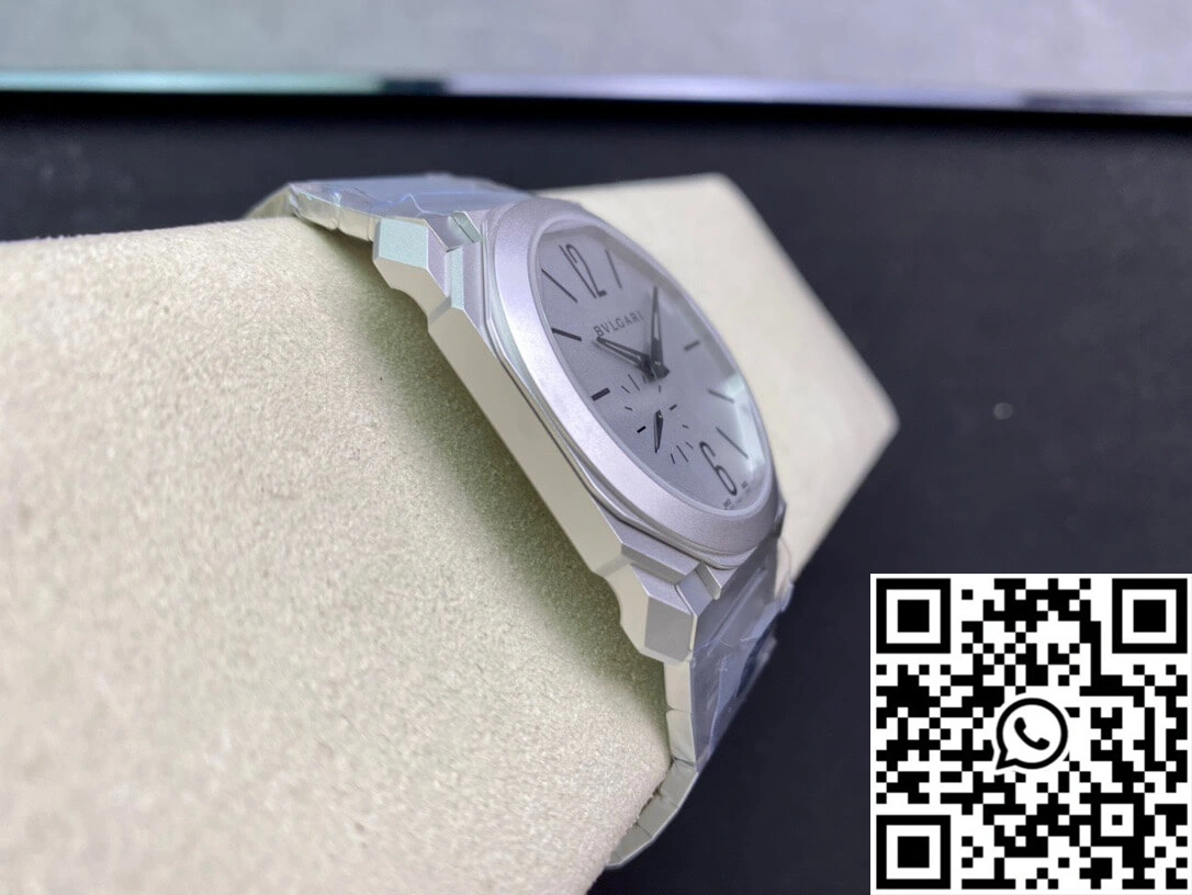MoistureWicking Bvlgari Octo Finissimo 103011 40MM BV Factory Silver Dial 1640