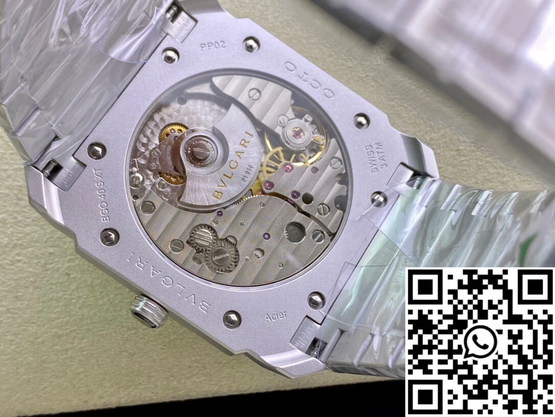 MoistureWicking Bvlgari Octo Finissimo 103011 40MM BV Factory Silver Dial 1640