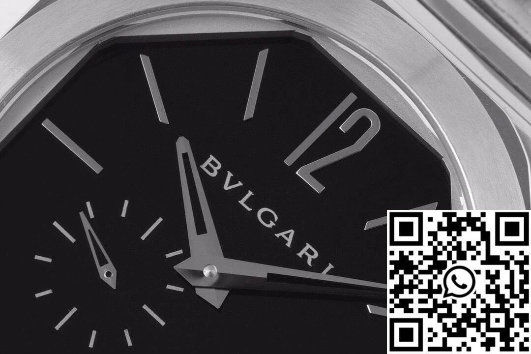 Chic Bvlgari Octo Finissimo 103297 BV Factory Black Dial 1632