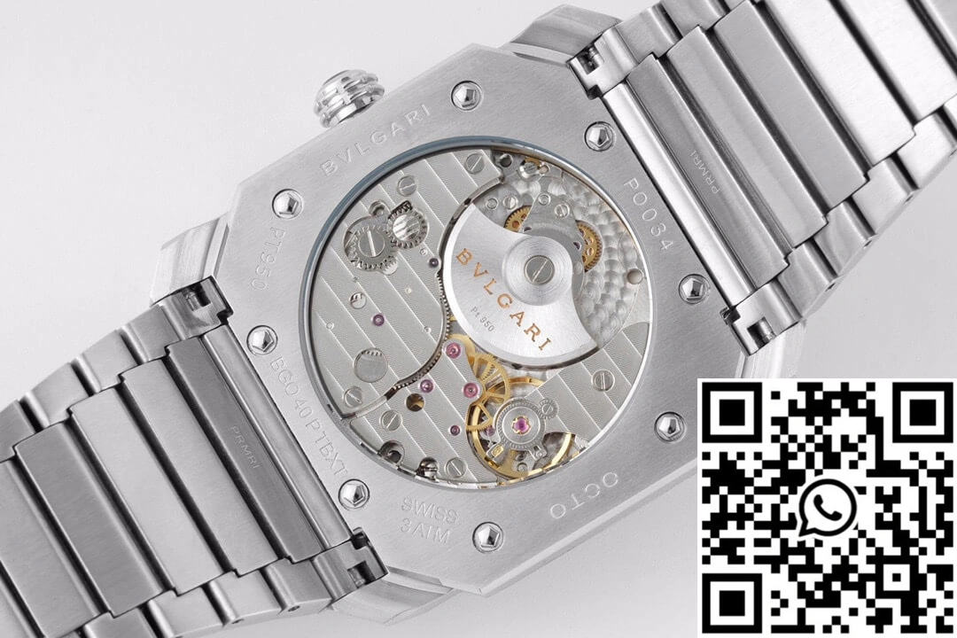 Chic Bvlgari Octo Finissimo 103297 BV Factory Black Dial 1632