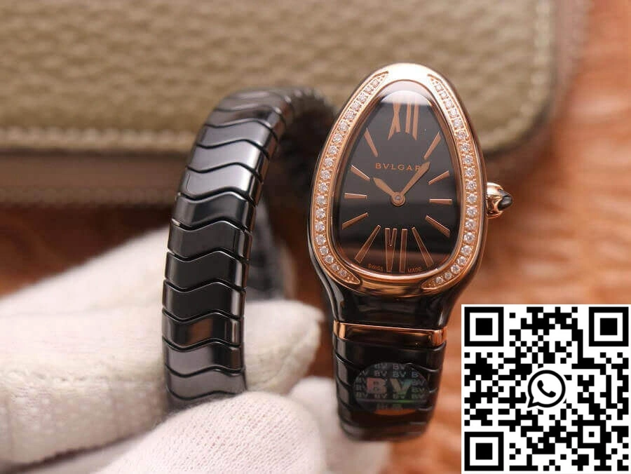 Bvlgari Serpenti 102532 BV Factory Rose Gold Diamond DailyWear 1663