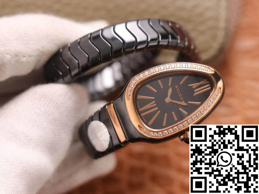 Bvlgari Serpenti 102532 BV Factory Rose Gold Diamond DailyWear 1663