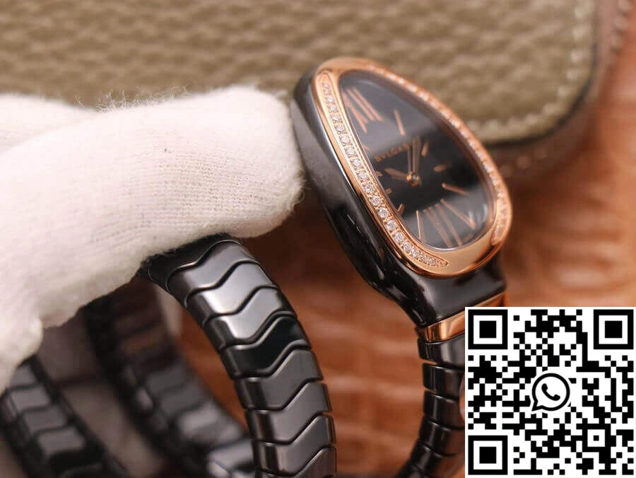 Bvlgari Serpenti 102532 BV Factory Rose Gold Diamond DailyWear 1663