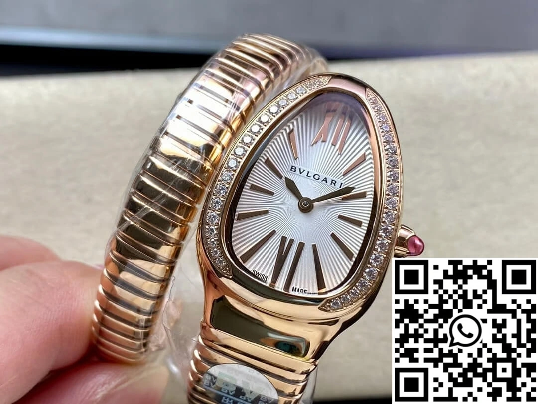 Bvlgari Serpenti 103003 BV Factory Silvery White Dial HighPerformance 1648