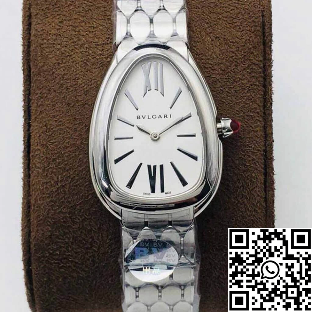 EasyMatch Bvlgari Serpenti 103141 BV Factory Silver White Dial 1651