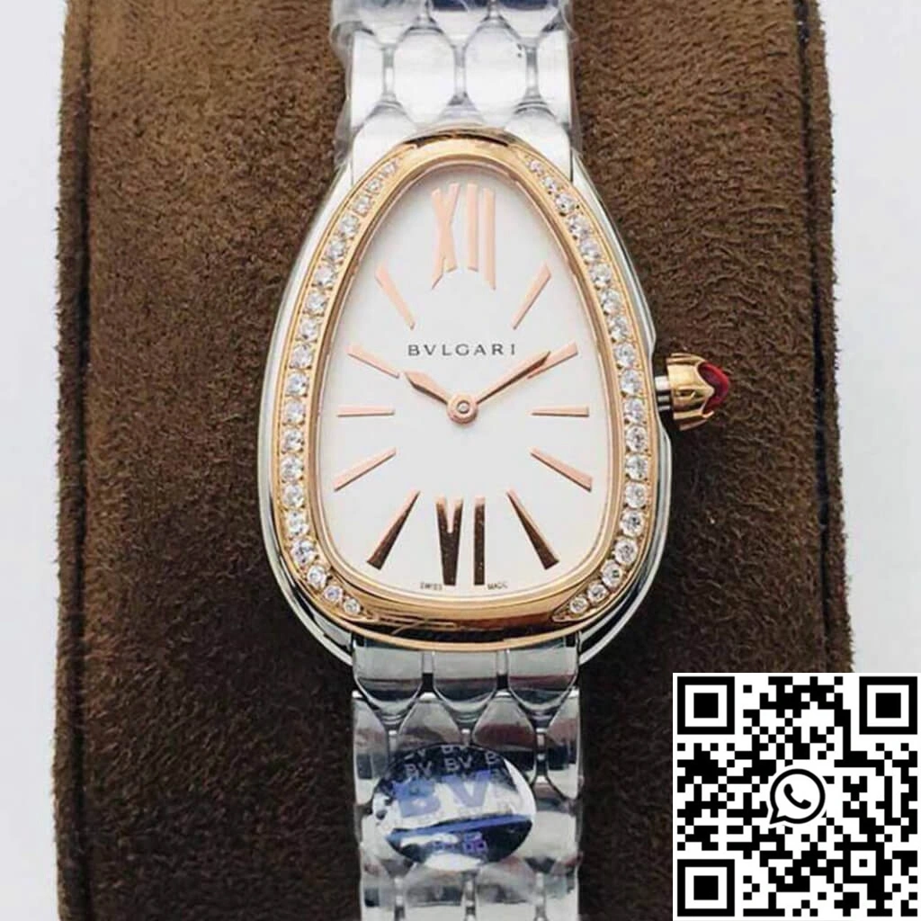 TimelessDesign Bvlgari Serpenti 103143 BV Factory Rose Gold Diamond Bezel 1665