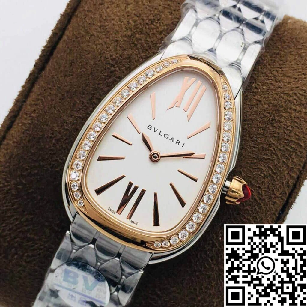 TimelessDesign Bvlgari Serpenti 103143 BV Factory Rose Gold Diamond Bezel 1665