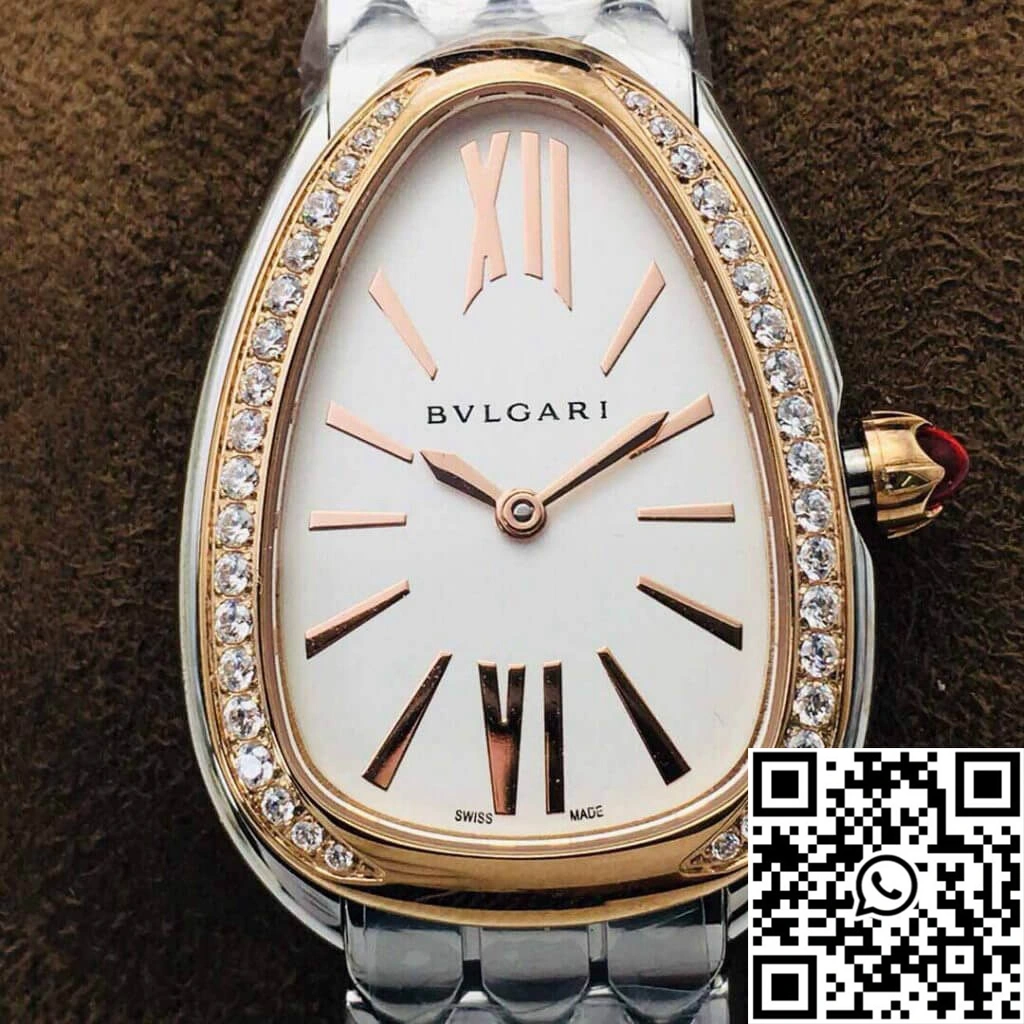 TimelessDesign Bvlgari Serpenti 103143 BV Factory Rose Gold Diamond Bezel 1665