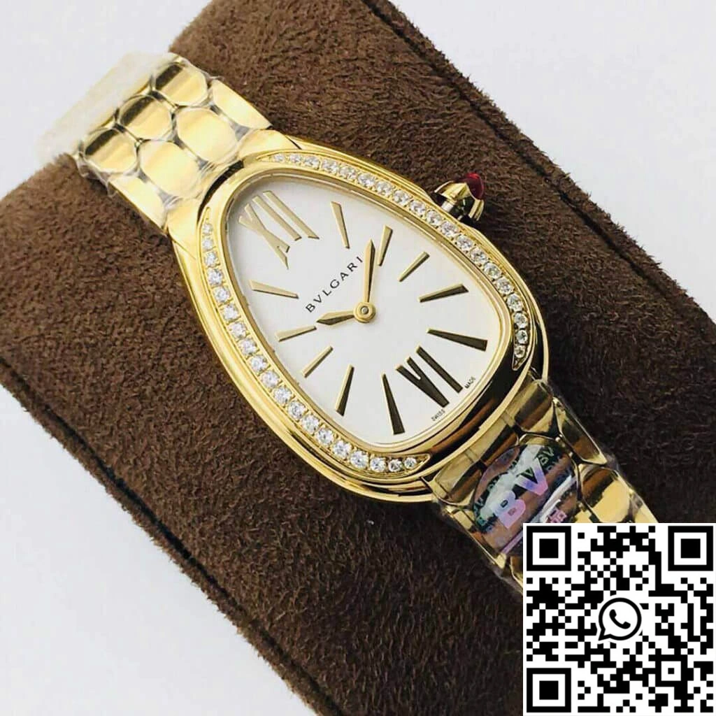 Refined Bvlgari Serpenti 103147 BV Factory White Dial 1673