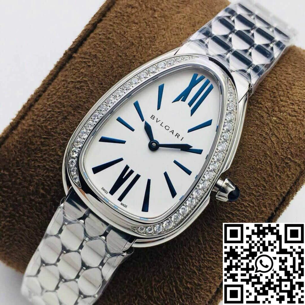 Bvlgari Serpenti 103148 BV Factory Diamond White Dial Attractive 1666