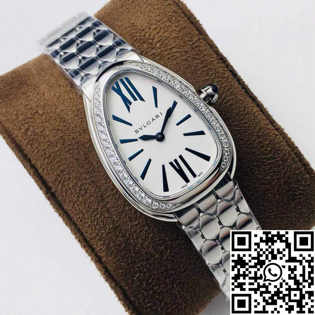 Bvlgari Serpenti 103148 BV Factory Diamond White Dial Attractive 1666
