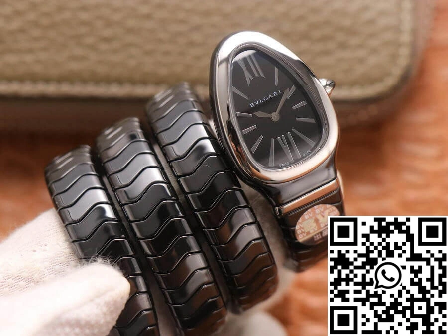 UrbanStyle Bvlgari Serpenti BV Factory Black Ceramic Dial 1659