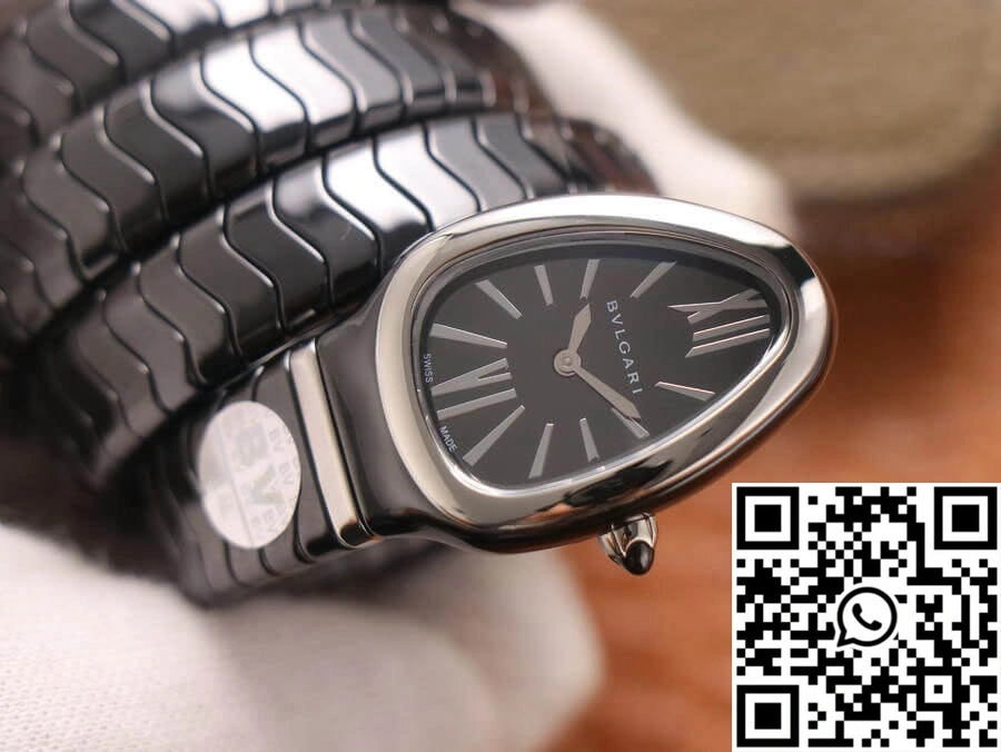 UrbanStyle Bvlgari Serpenti BV Factory Black Ceramic Dial 1659