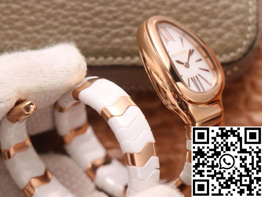 FlexibleFit Bvlgari Serpenti BV Factory Ceramic White Dial 1672