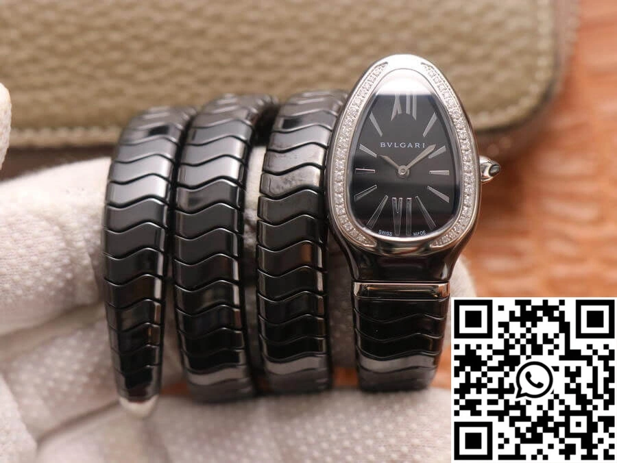 Bvlgari Serpenti BV Factory Diamond Bezel FlexibleFit 1658