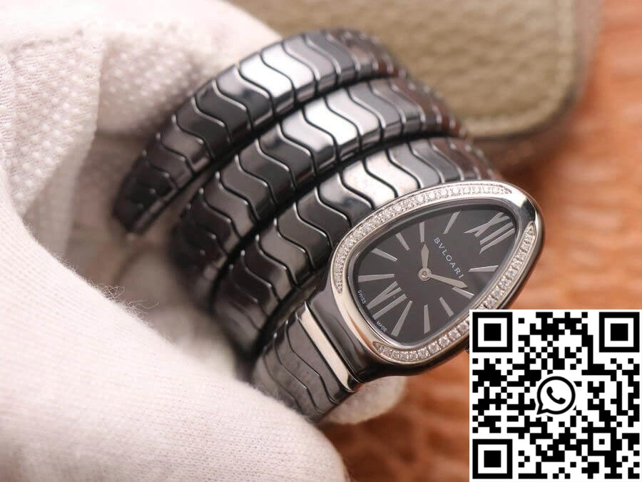 Bvlgari Serpenti BV Factory Diamond Bezel FlexibleFit 1658