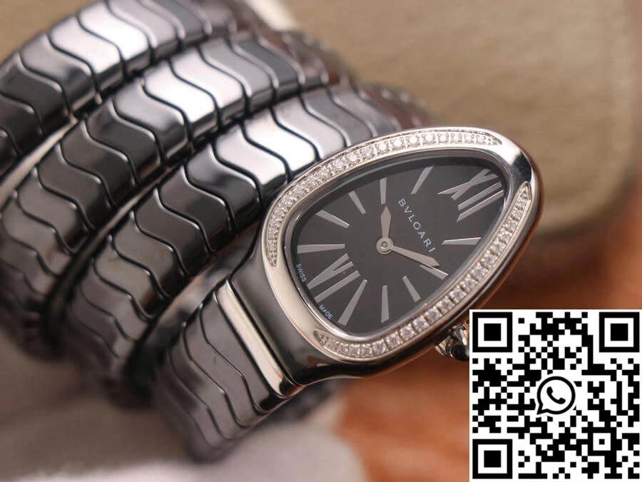 Bvlgari Serpenti BV Factory Diamond Bezel FlexibleFit 1658