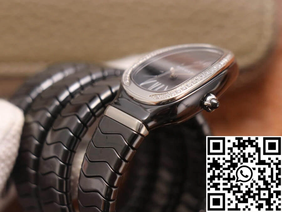 Bvlgari Serpenti BV Factory Diamond Bezel FlexibleFit 1658