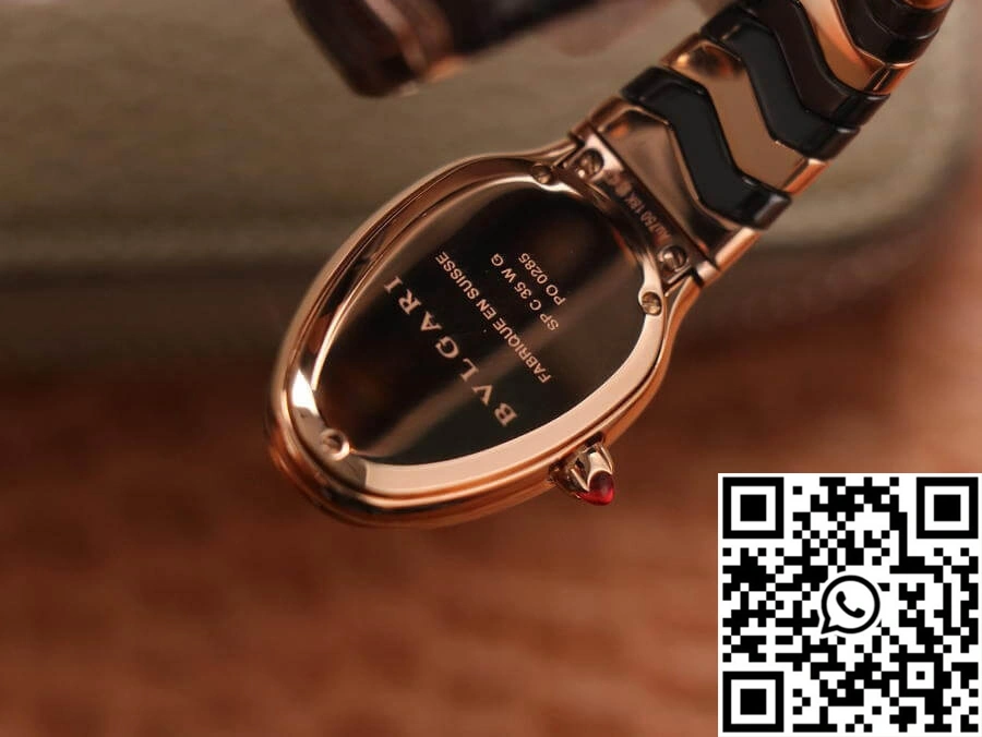 BestValue Bvlgari Serpenti BV Factory Rose Gold Diamonds 1653