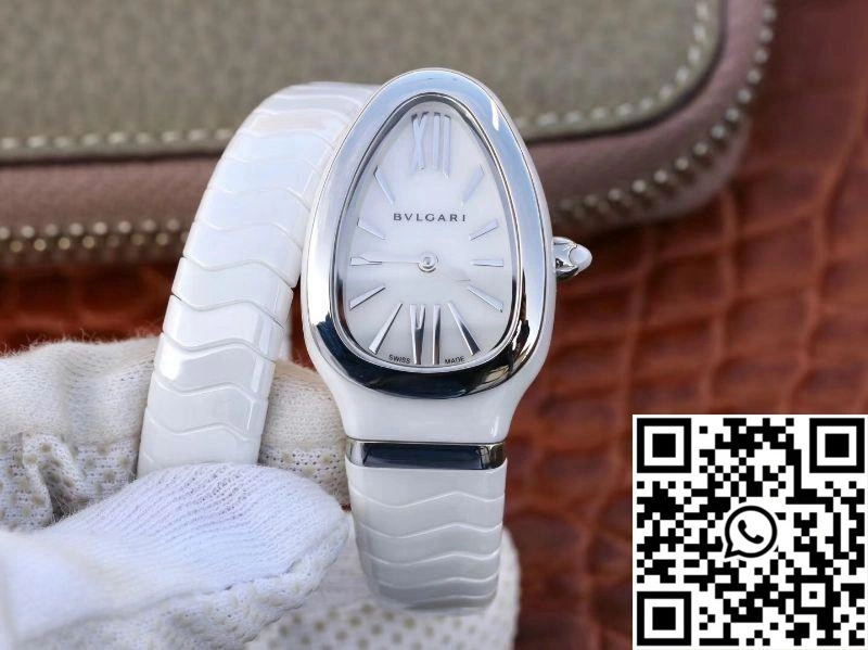 WeatherProof Bvlgari Serpenti Spiga Watch 102613 BV Factory Steel No Diamond 1664