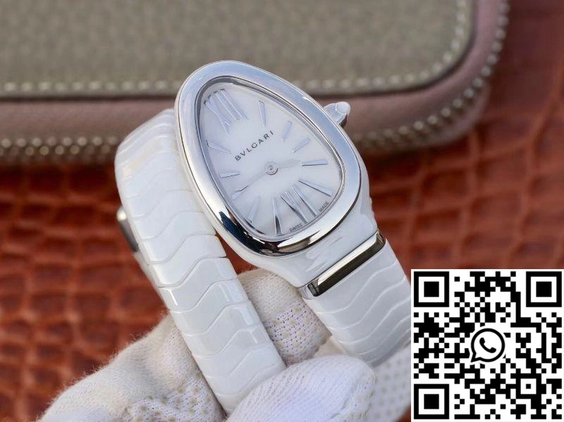 WeatherProof Bvlgari Serpenti Spiga Watch 102613 BV Factory Steel No Diamond 1664