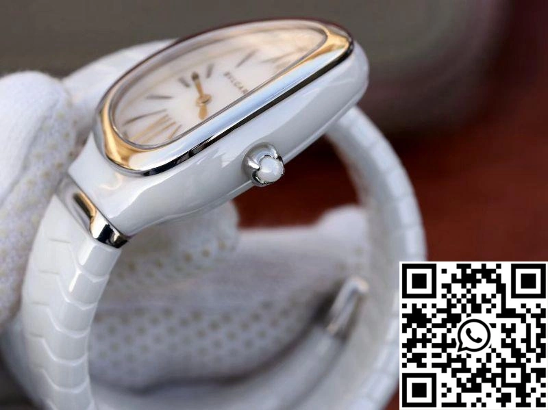 WeatherProof Bvlgari Serpenti Spiga Watch 102613 BV Factory Steel No Diamond 1664