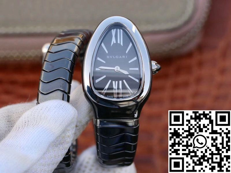Bvlgari Serpenti Spiga Watch 102735 Steel BV Factory Flexible 1675