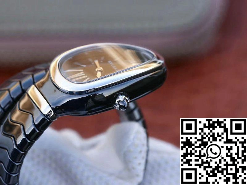 Bvlgari Serpenti Spiga Watch 102735 Steel BV Factory Flexible 1675