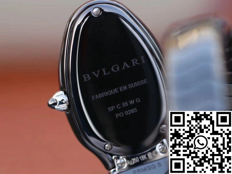 Bvlgari Serpenti Spiga Watch 102735 Steel BV Factory Flexible 1675