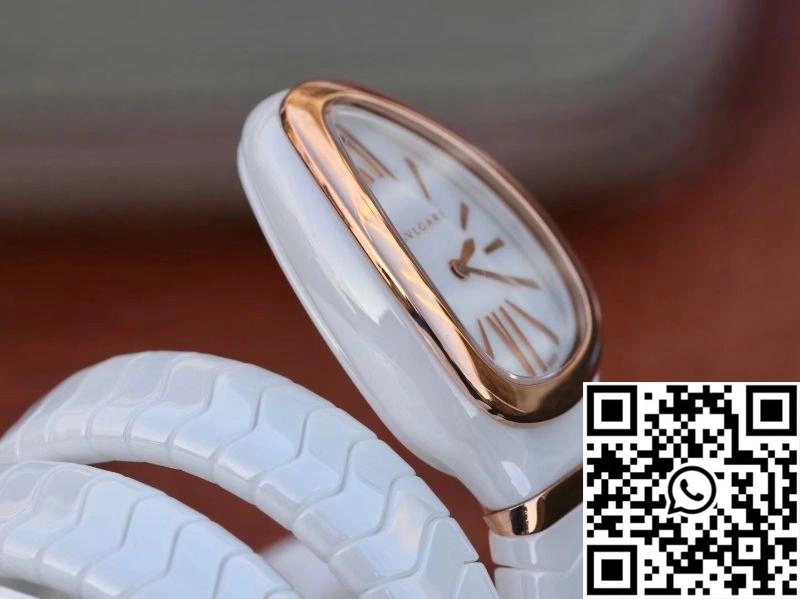Bvlgari Serpenti Spiga Watch 102886 BV Factory Rose Gold No Diamond Trendy 1660