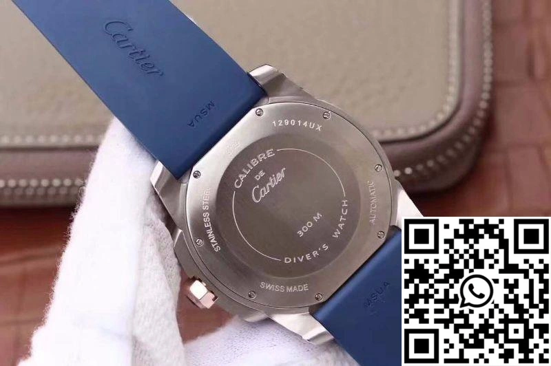 Soft Calibre De Cartier Diver WSCA0010 42MM JF Factory Blue Dial 1391