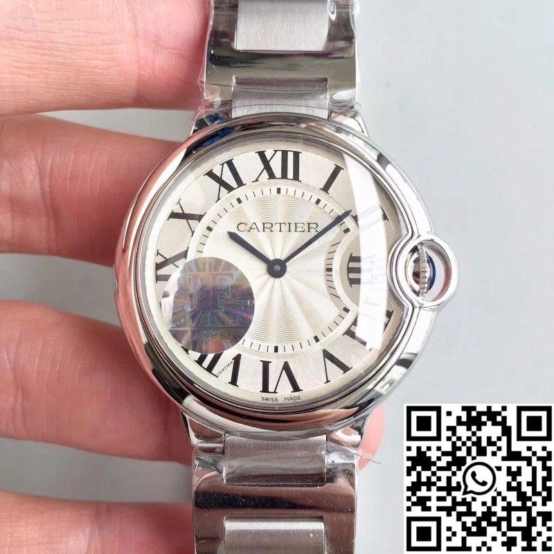 Cartier Ballon Bleu 36MM W6920046 JF Factory Silver Dial TimelessDesign 1375