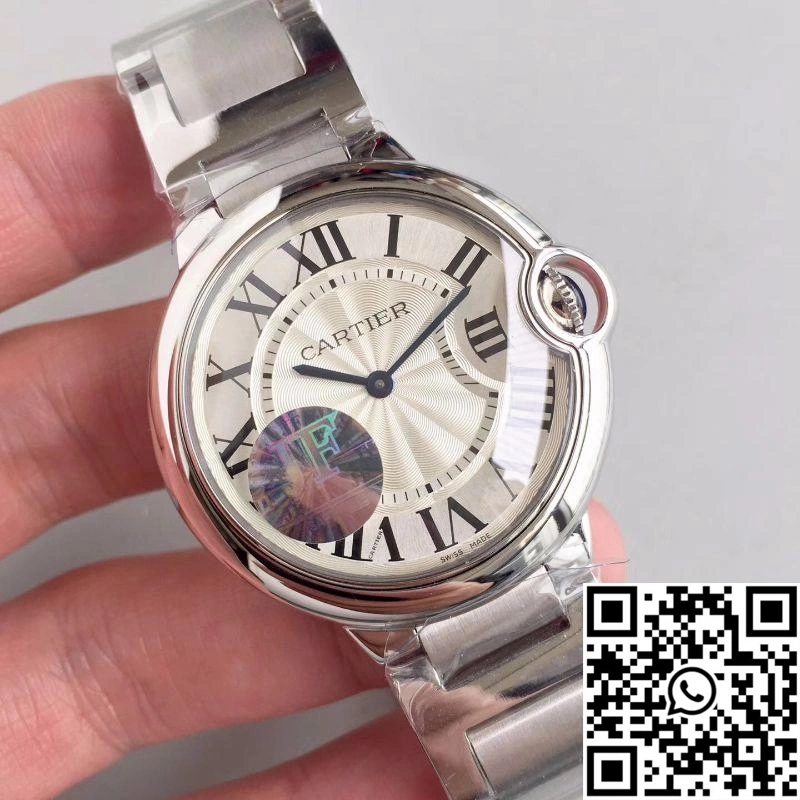 Cartier Ballon Bleu 36MM W6920046 JF Factory Silver Dial TimelessDesign 1375