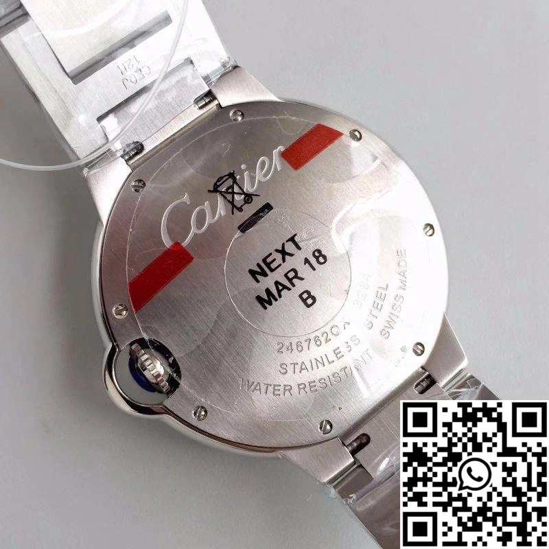 Cartier Ballon Bleu 36MM W6920046 JF Factory Silver Dial TimelessDesign 1375