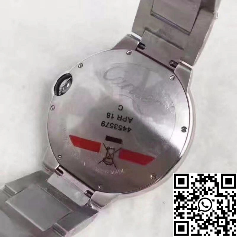 Cartier Ballon Bleu 42MM W6920042 V6 Factory Black Dial SmoothTexture 1387