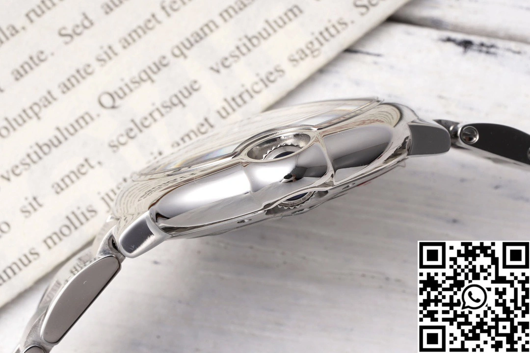 Bright Cartier Ballon Bleu AF Factory WSBB0052 33mm Full Steel Roman Numerals Red Dial 1345