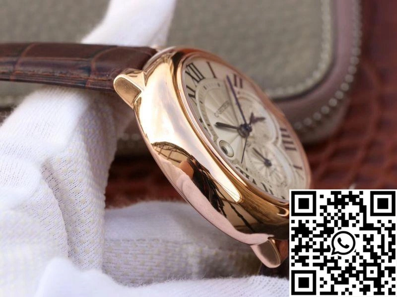 Packable Cartier Ballon Bleu Chronograph W6920074 ZF Factory Silver Dial 1327
