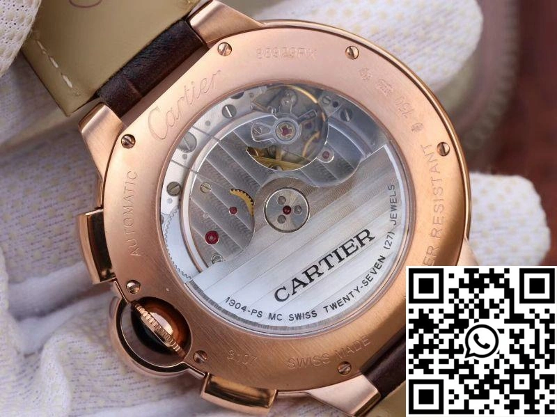 Packable Cartier Ballon Bleu Chronograph W6920074 ZF Factory Silver Dial 1327