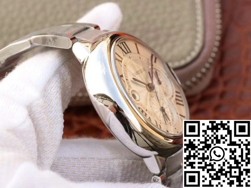 Cartier Ballon Bleu Chronograph W6920076 ZF Factory Silver Dial Durable 1352